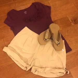 Vineyard Vines Size 10 Linen Shorts